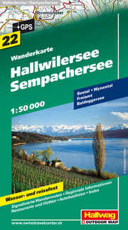 Hallwilersee-Sempachersee Wanderkarte Nr. 22,1: 50 000 - Cover