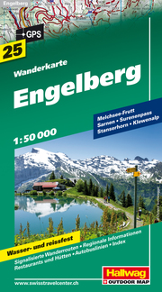 Engelberg Wanderkarte Nr. 25,1:50 000