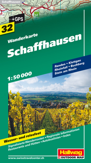 Schaffhausen Wanderkarte 1:50 000