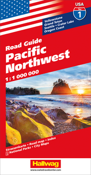 Pacific Northwest Strassenkarte 1:1 Mio