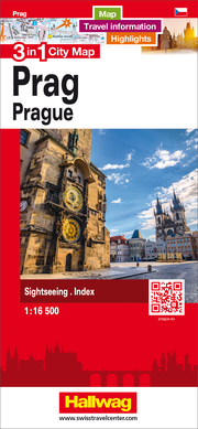 Prag 3 in 1 City Map 1:16 500 - Cover