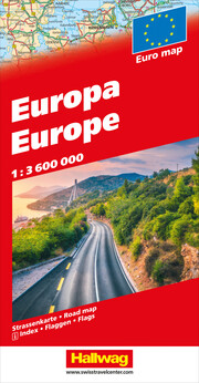 Europa Strassenkarte 1:3,6 Mio.