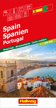 Spanien/Portugal Strassenkarte 1:1 Mio.