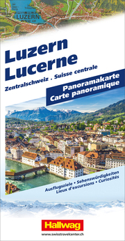 Luzern, Zentralschweiz, Panoramakarte - Cover