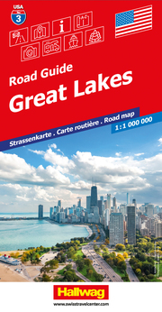 Great Lakes Strassenkarte 1:1 Mio., Road Guide Nr. 3
