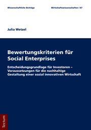 Bewertungskriterien für Social Enterprises