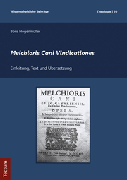 Melchioris Cani Vindicationes - Cover