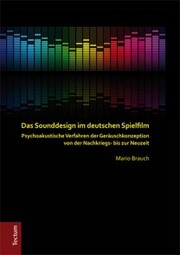 Das Sounddesign im deutschen Spielfilm