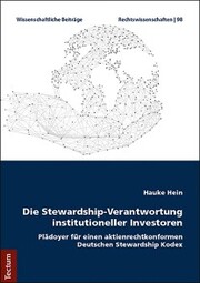 Die Stewardship-Verantwortung institutioneller Investoren