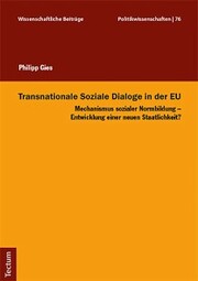 Transnationale Soziale Dialoge in der EU