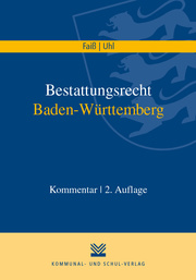 Bestattungsrecht Baden-Württemberg - Cover