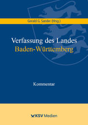 Verfassung des Landes Baden-Württemberg - Cover