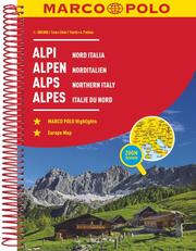 MARCO POLO Reiseatlas Alpen, Norditalien 1:300.000 - Cover