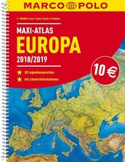 MARCO POLO Maxi-Atlas Europa 2018/2019 - Cover