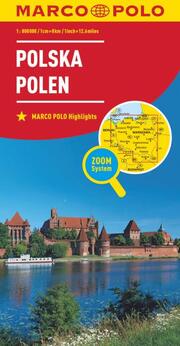 MARCO POLO Länderkarte Polen 1:800.000 - Cover