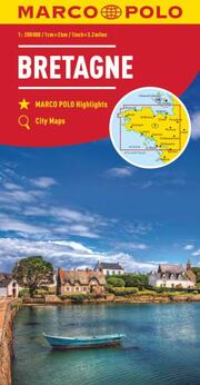 MARCO POLO Regionalkarte Bretagne 1:200.000 - Cover