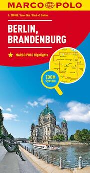MARCO POLO Regionalkarte Deutschland 04 Berlin, Brandenburg 1:200.000 - Cover