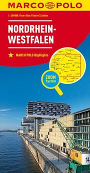 MARCO POLO Regionalkarte Deutschland 05 Nordrhein-Westfalen 1:200.000