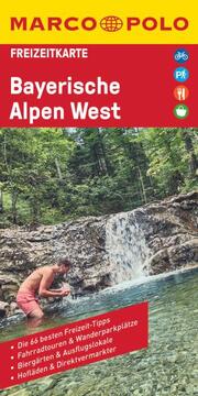 MARCO POLO Freizeitkarte 45 Bayerische Alpen West 1:100.000 - Cover