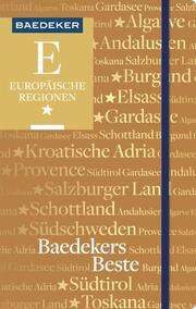 Baedekers Beste Europäische Regionen - Cover