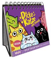 Dicke Katze and Friends - Postkartenkalender 2024 - Cover