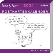 Hauck & Bauer Postkartenkalender 2024