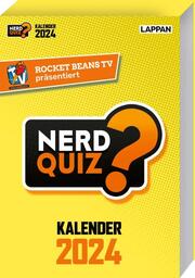 Rocket Beans TV – Nerd Quiz-Kalender 2024 mit Fragen rund um Games, Filme und Popkultur