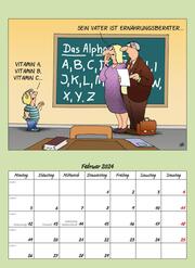 Lehrer Eltern Schüler Kalender 2024 - Illustrationen 2