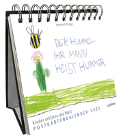 Der Hummel ihr Mann heist Hummer – Postkartenkalender 2025 - Cover