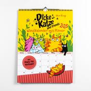 Dicke Katze and Friends - Wandkalender mit Planer 2025 - Abbildung 1