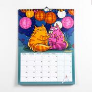 Dicke Katze and Friends - Wandkalender mit Planer 2025 - Abbildung 2