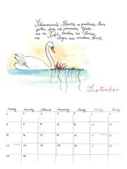 Rilke-Kalender 2025 - Wandkalender - Illustrationen 1