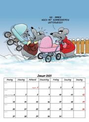 Uli Stein Tierische Zeiten 2025: Monatskalender für die Wand - Illustrationen 1