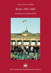 Berlin 1945-2000 - Cover