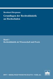 Grundlagen der Rechtsdidaktik an Hochschulen - Cover