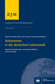 Europäisches Journal für Minderheitsfragen Heft 01-02/2016, Jg. 9 - Cover