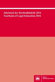 Jahrbuch der Rechtsdidaktik 2016. Yearbook of Legal Education 2016 - Cover