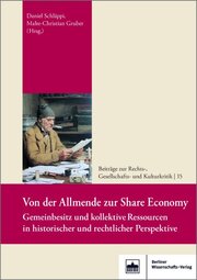 Von der Allmende zur Share Economy - Cover