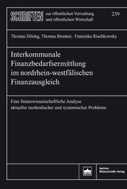 Interkommunale Finanzbedarfsermittlung im nordrhein-westfälischen Finanzausgleich - Cover