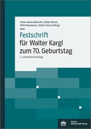 Festschrift für Walter Kargl zum 70. Geburtstag - Cover