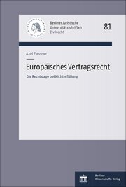 Europäisches Vertragsrecht - Cover