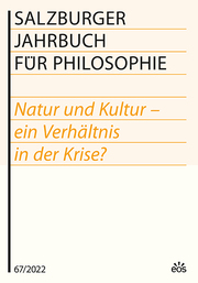 Salzburger Jahrbuch für Philosophie 67 / 2022 - Cover