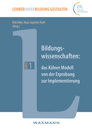 Bildungswissenschaften: das Kölner Modell von der Erprobung zur Implementierung - Cover