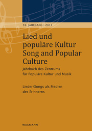 Lied und populäre Kultur - Song and Popular Culture 59 (2014) - Cover