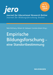Empirische Bildungsforschung - eine Standortbestimmung