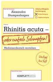Rhinitis acuta - oder einfach Schnupfen - Cover
