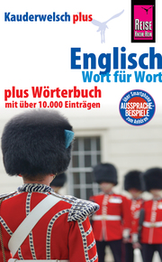 Reise Know-How Sprachführer Englisch - Wort für Wort plus Wörterbuch mit über 10.000 Einträgen: Kauderwelsch-Band 64+ - Cover