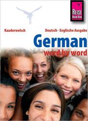 German - word by word (Deutsch als Fremdsprache, englische Ausgabe) - Cover