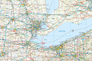Landkarte USA 04, Nordost/Northeast (1:1.250.000): Maine, Maryland, New York, Ohio, West Virginia,... - Abbildung 1