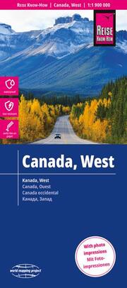 Landkarte Kanada West/West Canada (1:1.900.000)